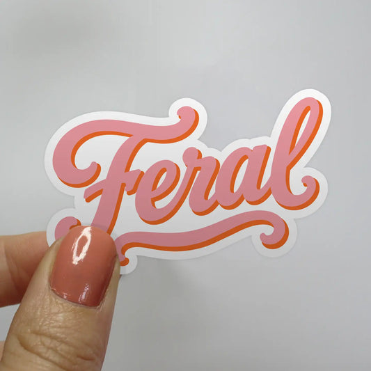 Feral Sticker