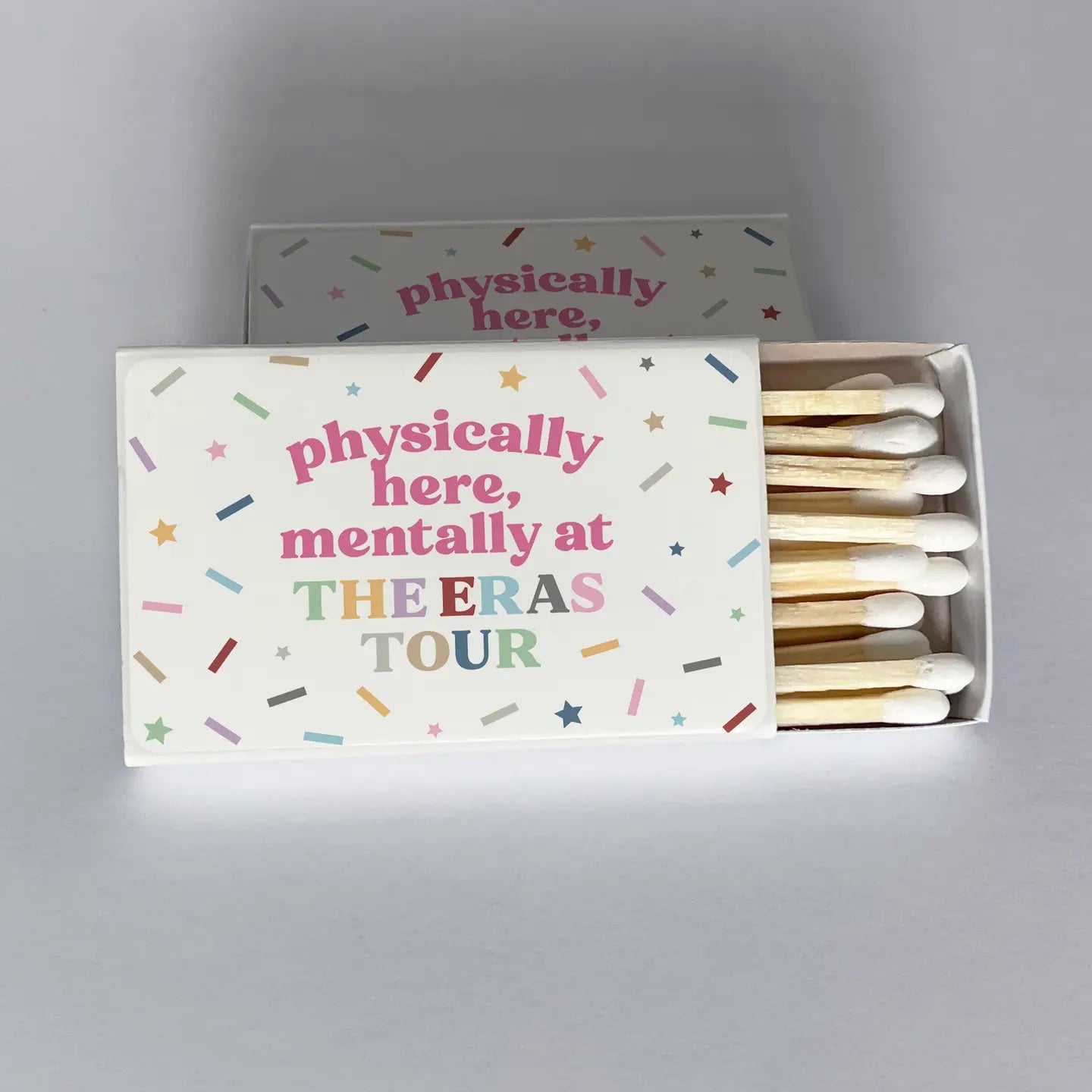 Mentally at the Eras Tour Confetti Taylor Swift Matchbook