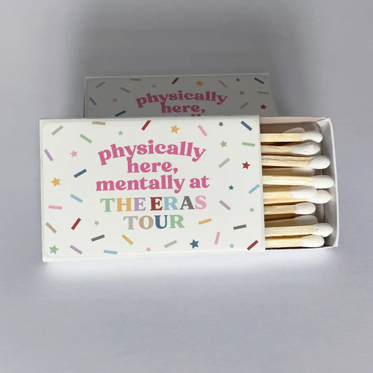 Mentally at the Eras Tour Confetti Taylor Swift Matchbook