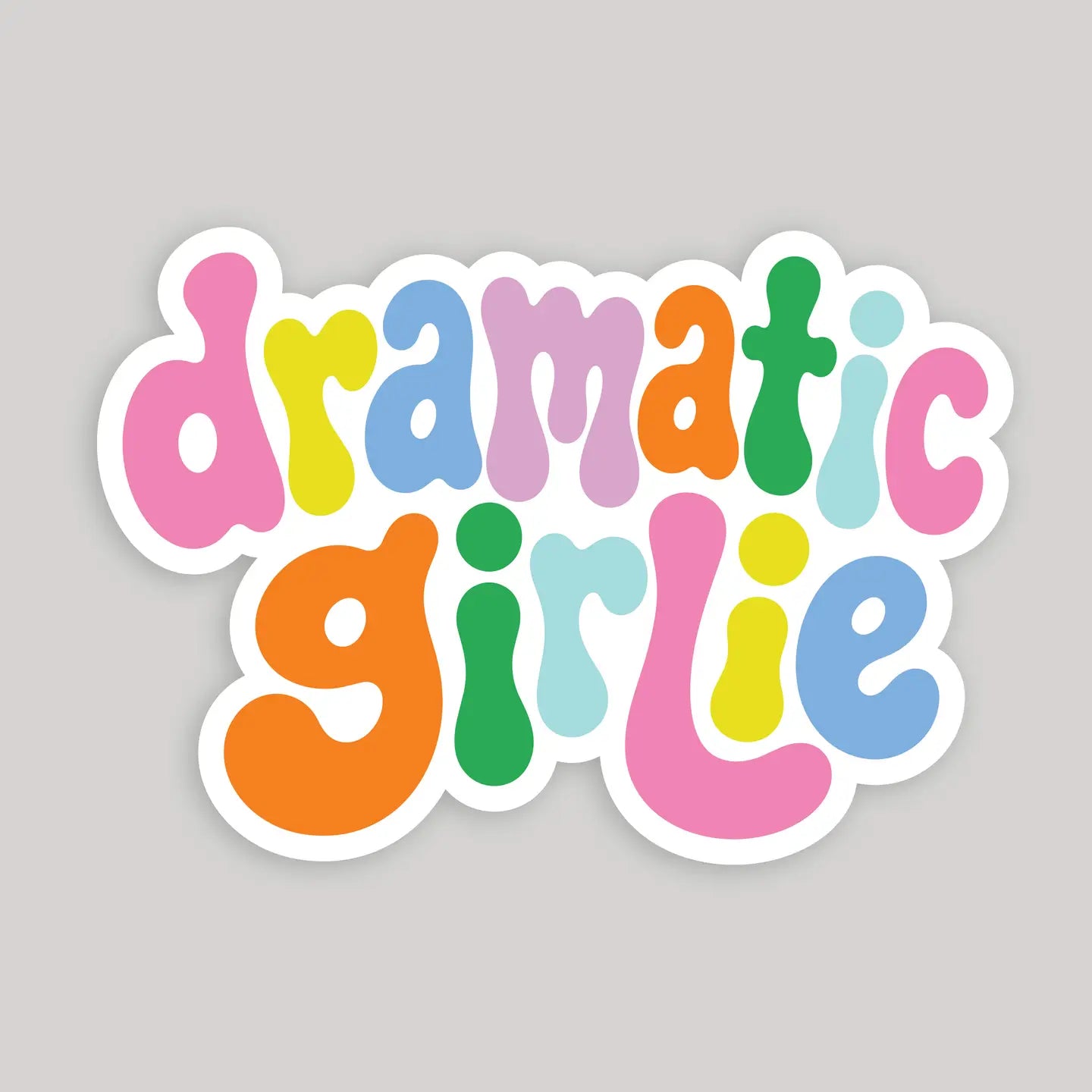 Dramatic Girlie Sticker