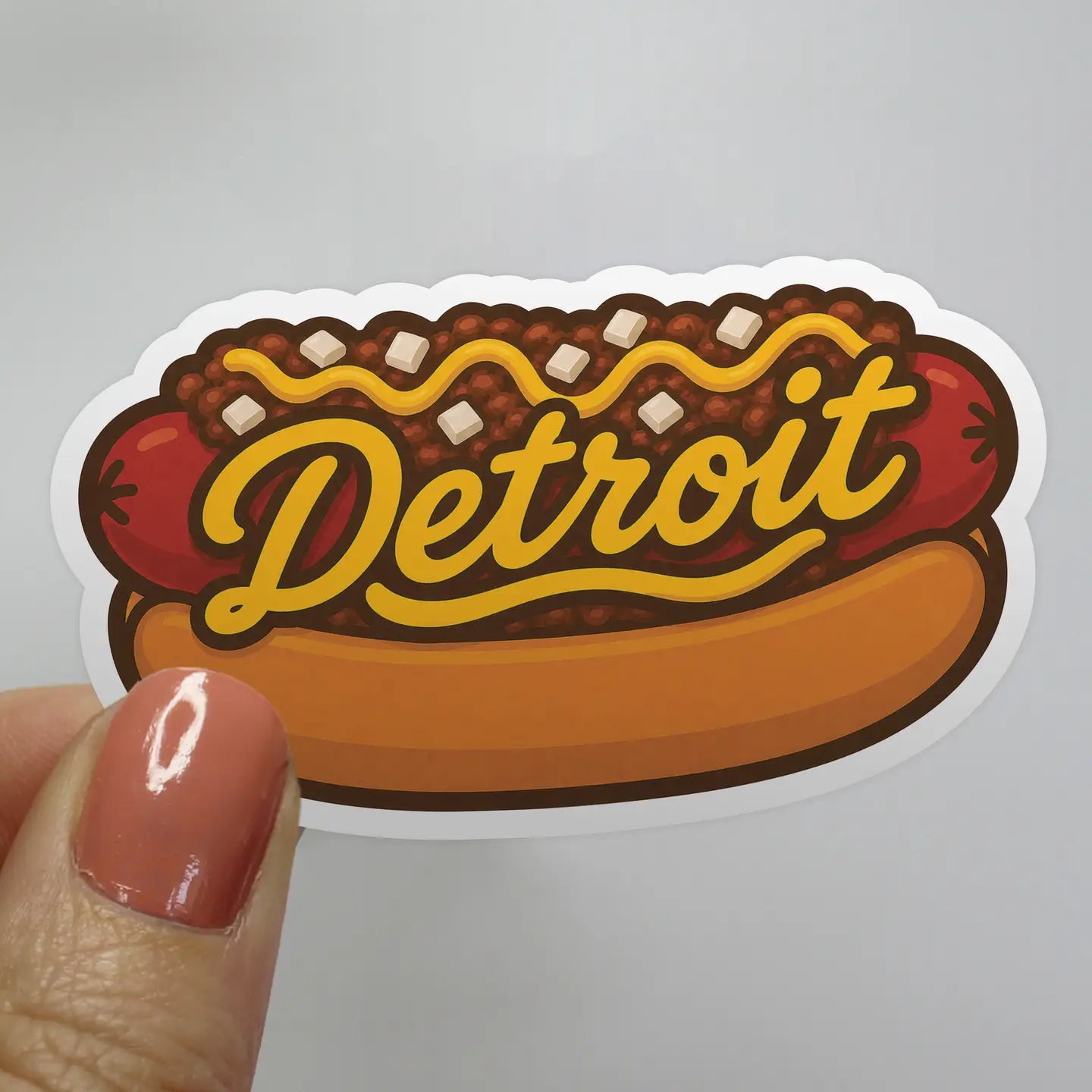 Detroit Style Coney Dog Sticker