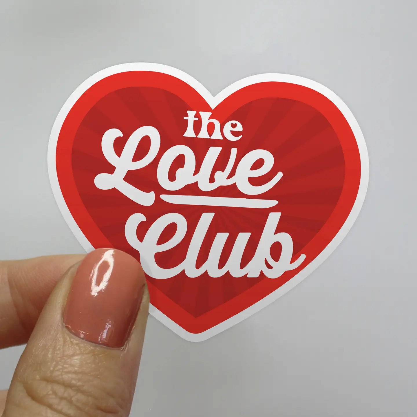 The Love Club Red Heart Sticker