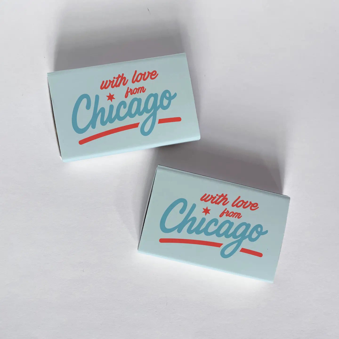 With Love From Chicago Vintage Script Matchbook 