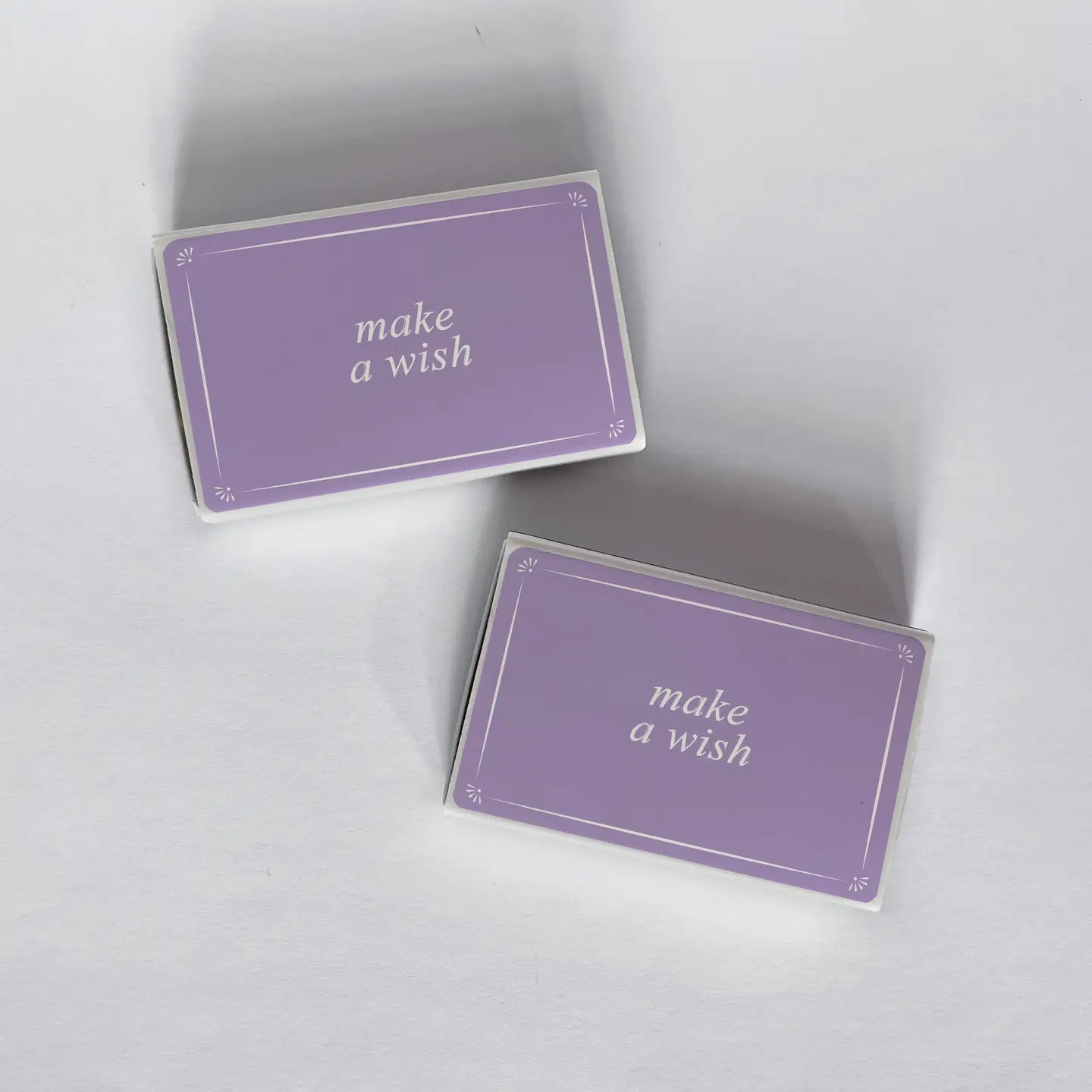 Make A Wish Purple Matchbook