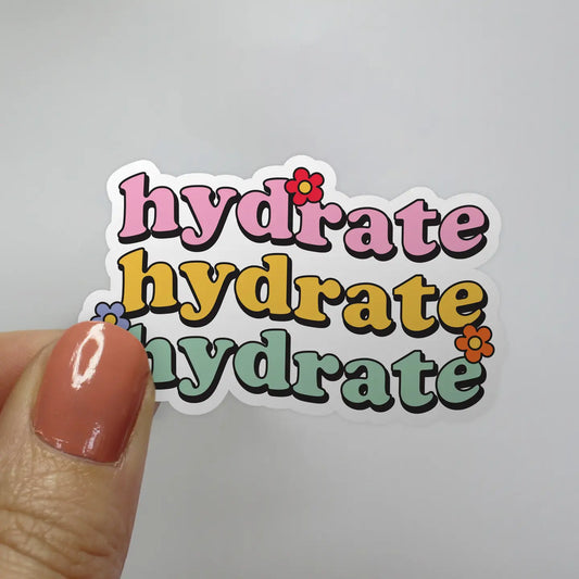 Hydrate Sticker 