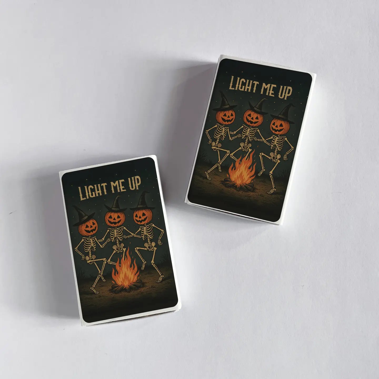 Light Me Up Dancing Skeleton Witches Taylor Swift Matchbook