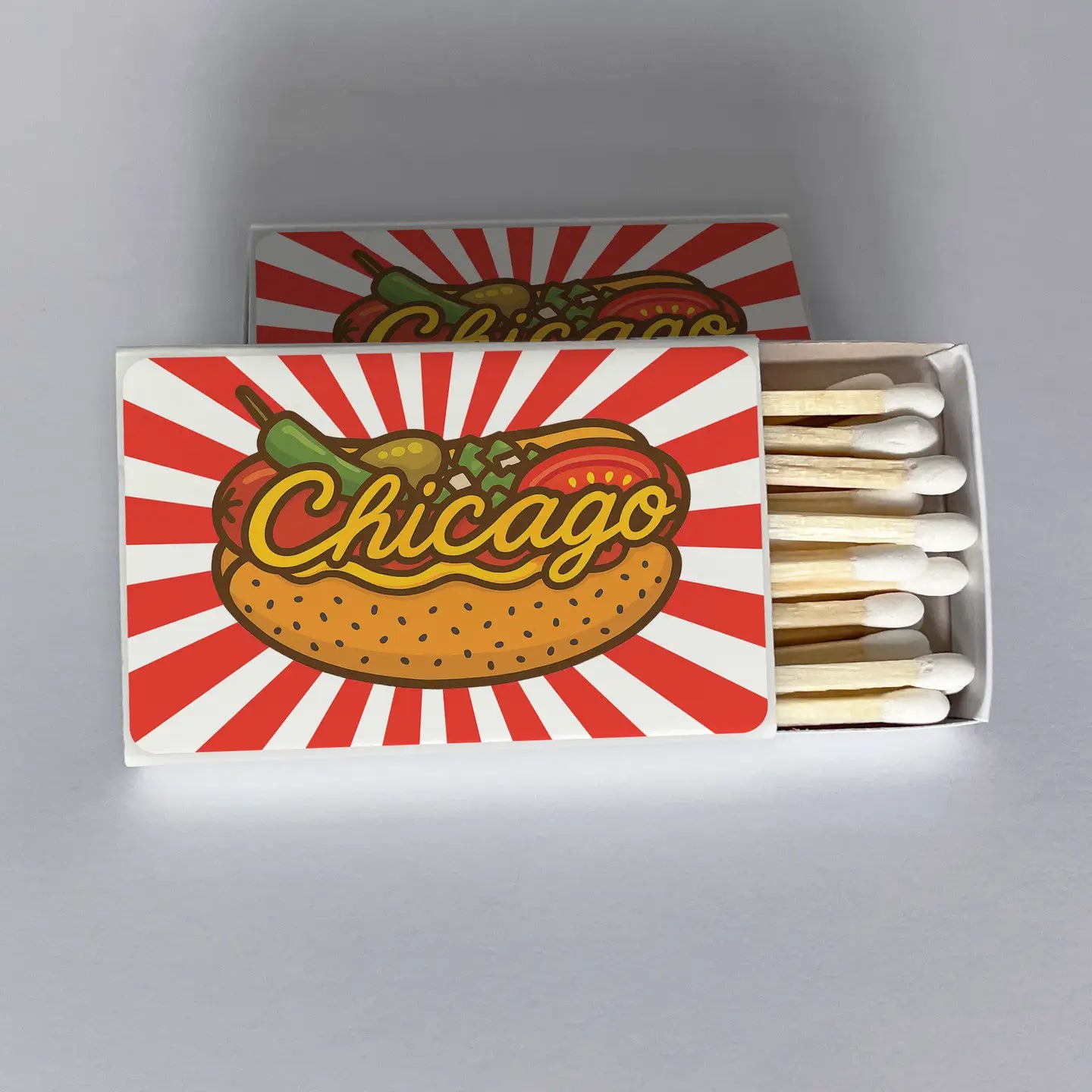 Chicago Style Hot Dog Matchbook