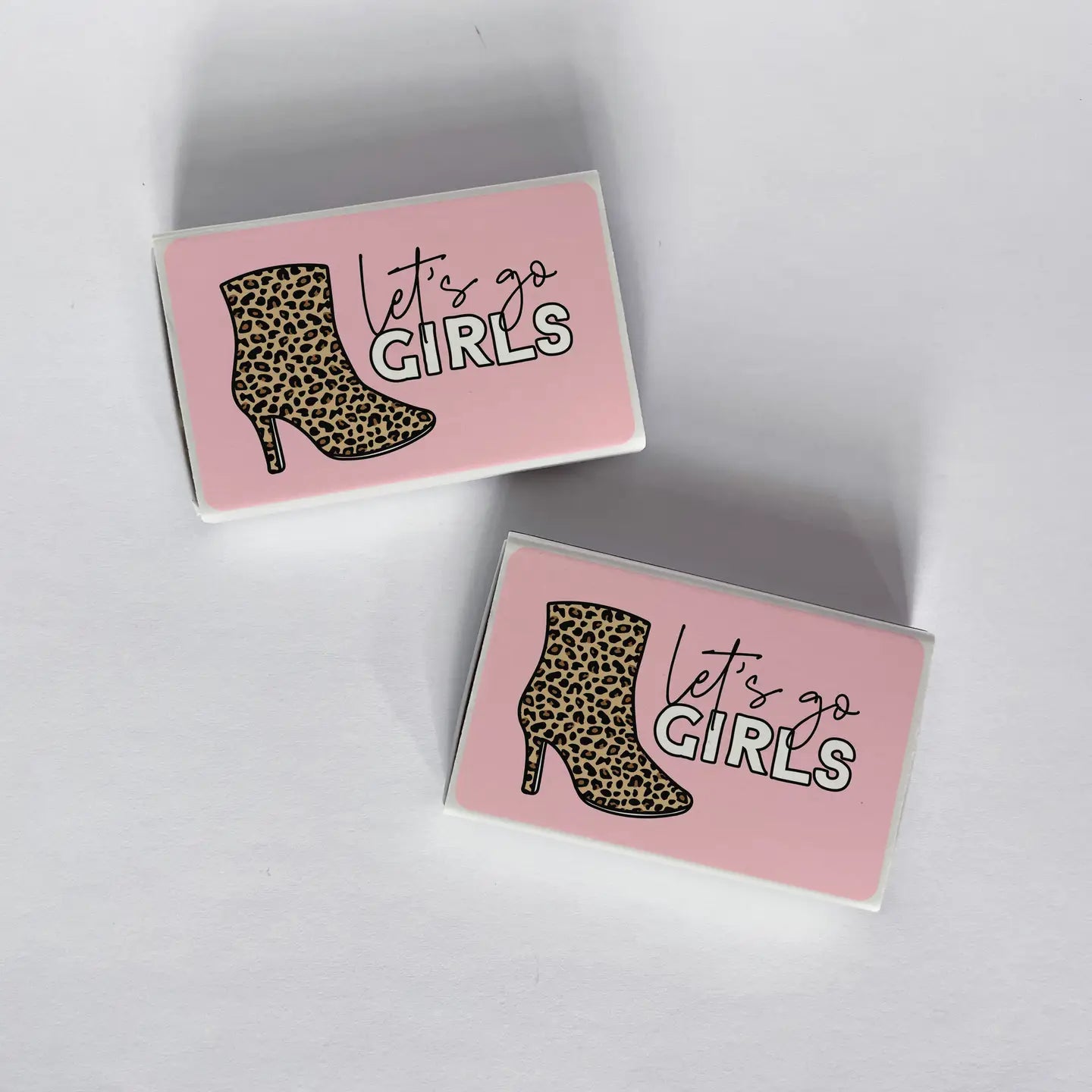 Let's Go Girls Animal Print Boot Shania Twain Matchbook