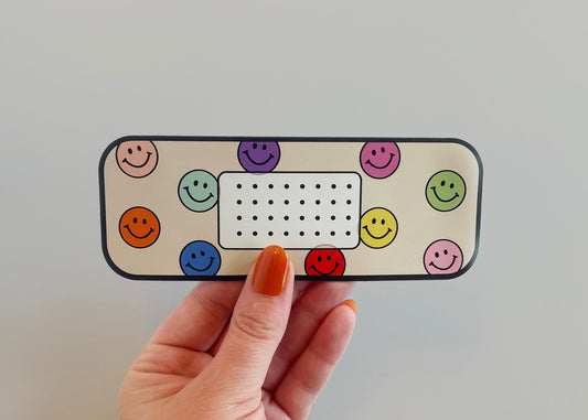 Smiley Faces Bandage Magnet